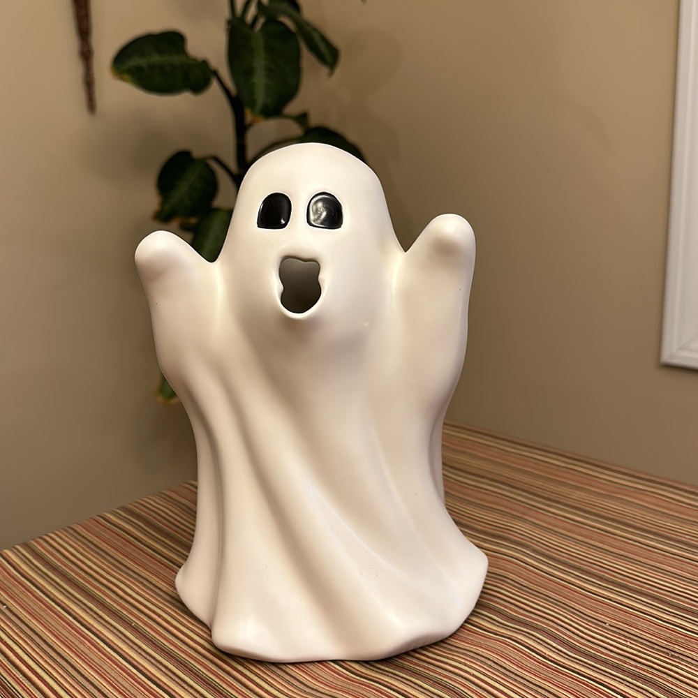Halloween Ghost Stoneware Pitcher Beverage Server - Threshold™ LAST ONE - Picture 6 of 7